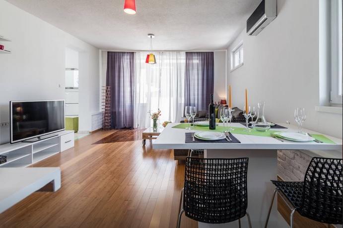 Luxury Apartment With Private Heated Pool Шибеник Екстер'єр фото